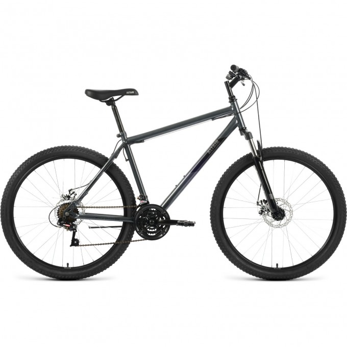 Велосипед ALTAIR MTB HT 27,5 2.0 D 27,5", рама 17", темно-серый/черный, 2022 RBK22AL27140