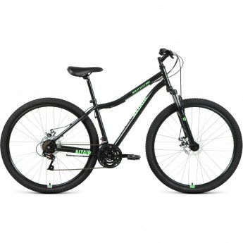 Велосипед ALTAIR MTB HT 29 2.0 D 17 Черный / Зеленый 2021