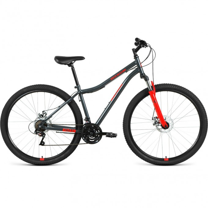 Велосипед ALTAIR MTB HT 29 2.0 D 17 Серый / Красный 2021 MTB HT292.0D17gray/red21