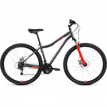 Велосипед ALTAIR MTB HT 29 2.0 D 21 Серый / Красный 2021